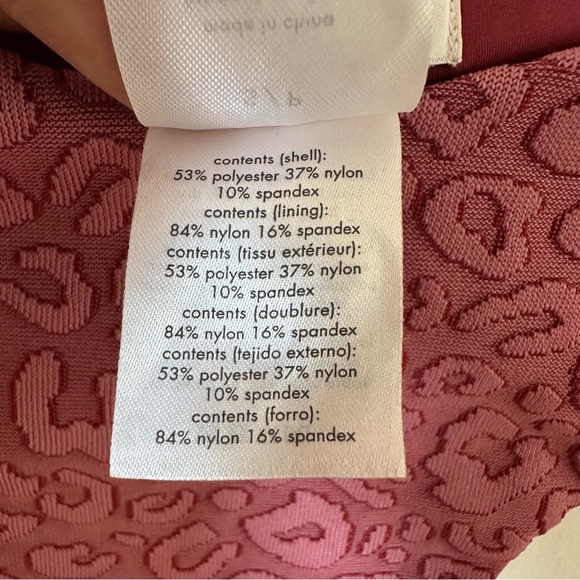 Onia Dalia Textured Leopard Bikini Top & Lily Leopard Bikini Bottom Size S - Picture 9 of 12